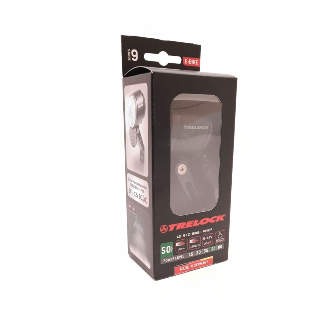 Trelock LED koplamp LS 910 prio 50. 50 lux voor 6-
