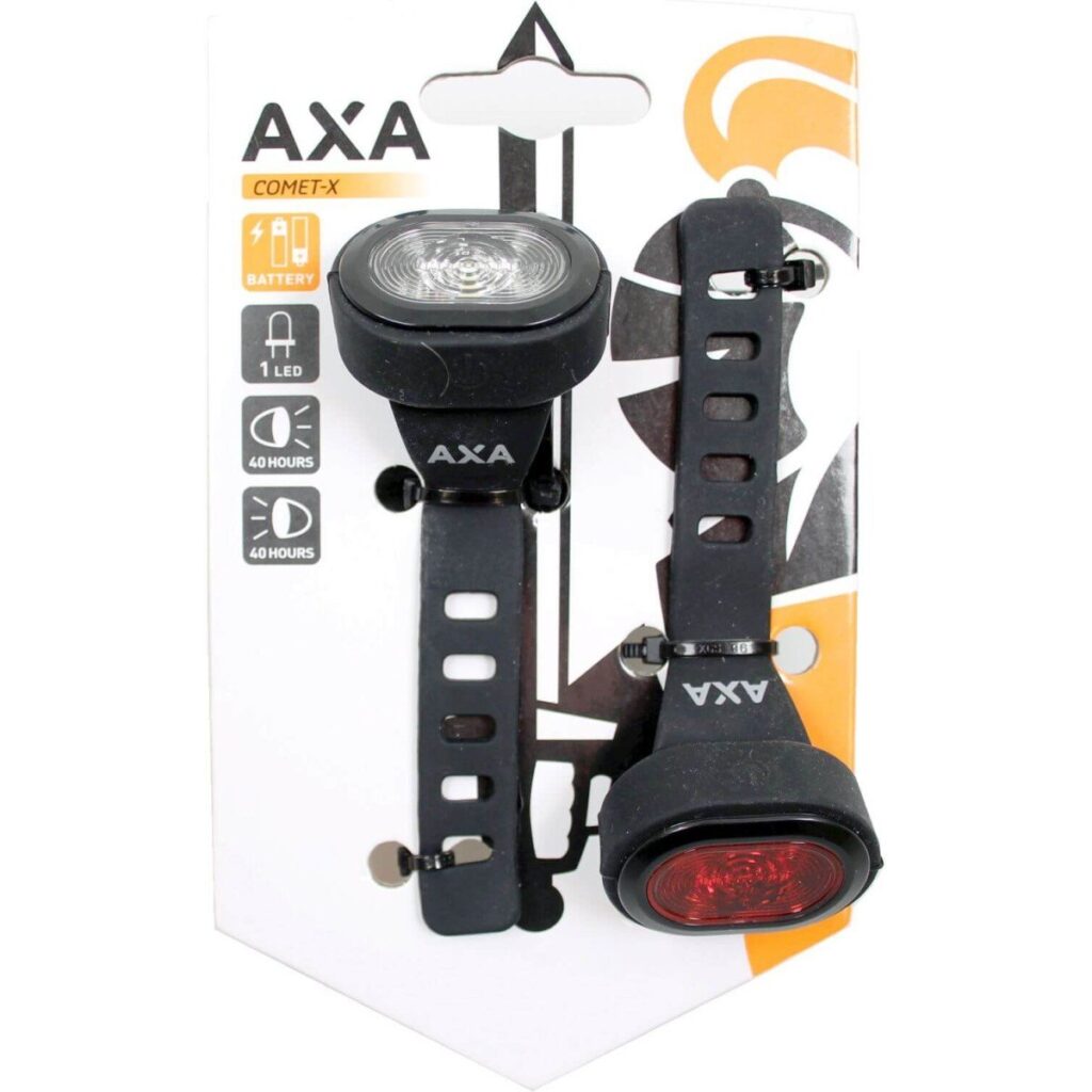 Axa verlichting set Comet -X batterij
