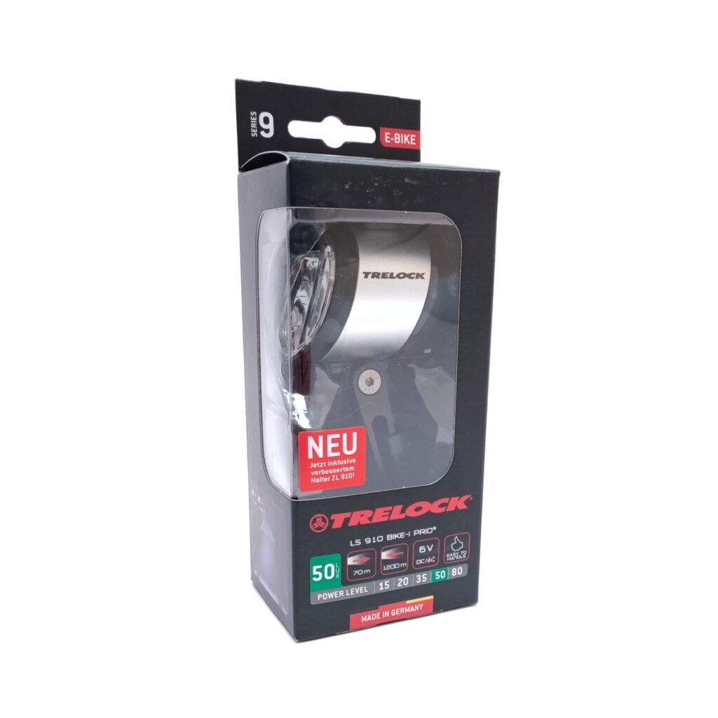 Trelock KOPLAMP LED LS910 BIKE-I PRIO50E-BIKE ZIL/Z