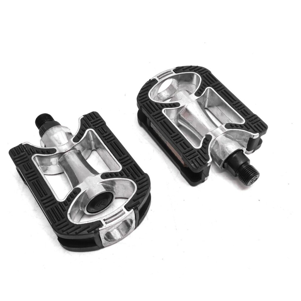 Falkx Alloy pedalen 9/16″ zwart-zilver
