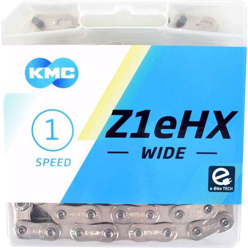 Kmc ketting Z1eHX 1/8 wide silver 112s