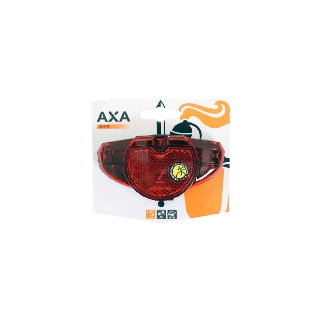 Axa achterlicht Spark batterij 50/80mm