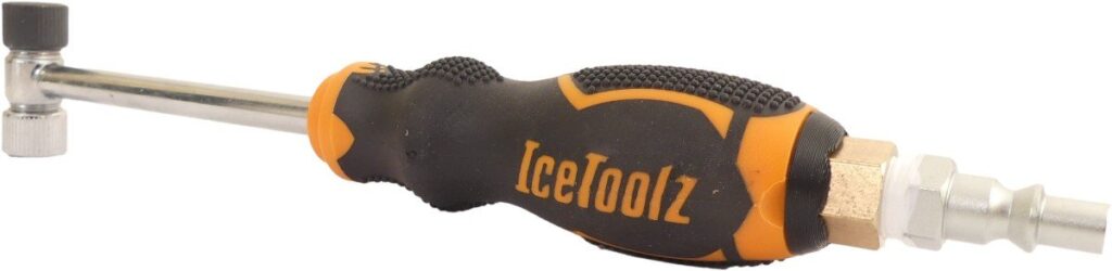 Icetoolz compessor handvat met orion snelkoppeling