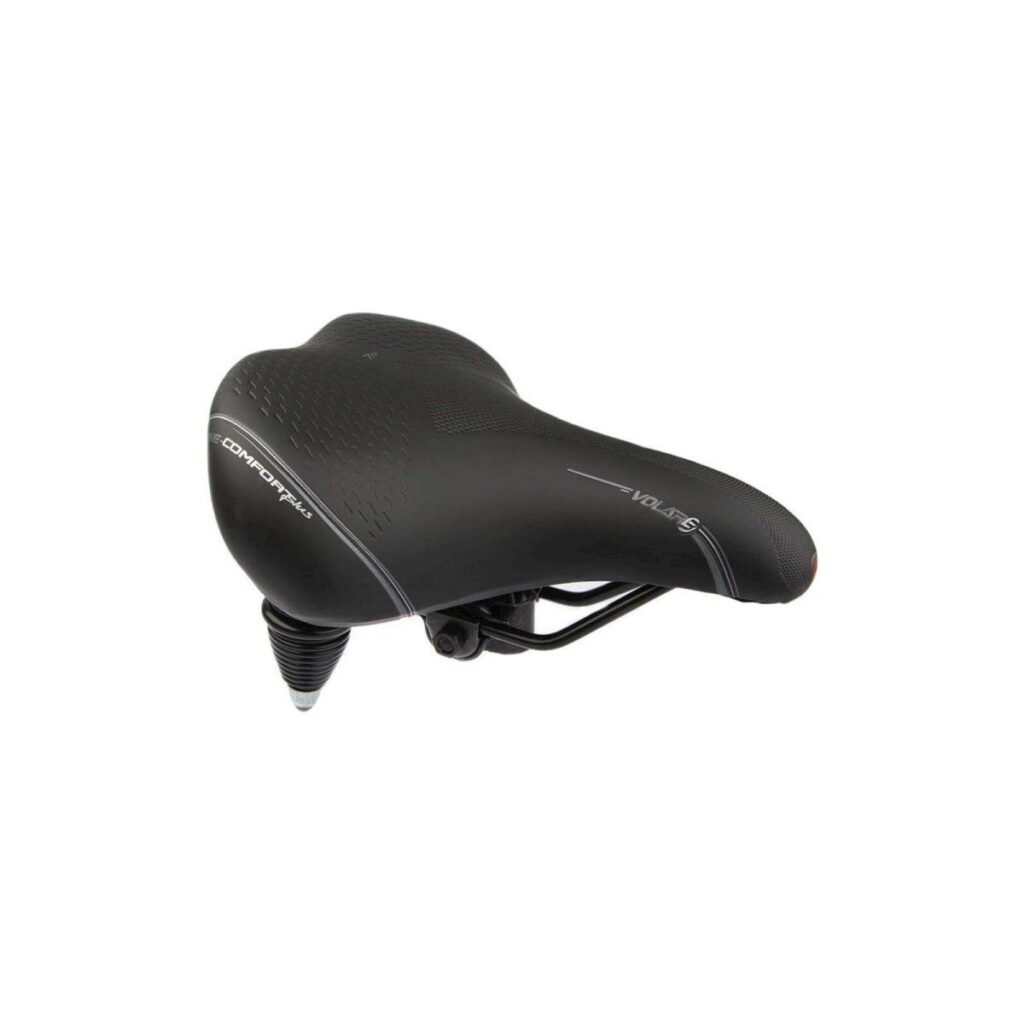 Selle Bassano zadel Volare XXL Cruiser-Zwart