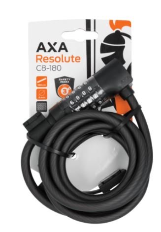 Axa kabelslot code Resolute C8/180