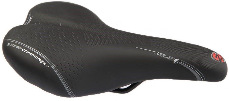 Selle Bassano zadel Volare M heren-Zwart