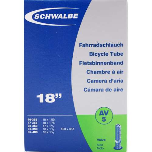 Schwalbe bnb AV5 17 x 1 1/4 – 18 x 1.75 av 40mm