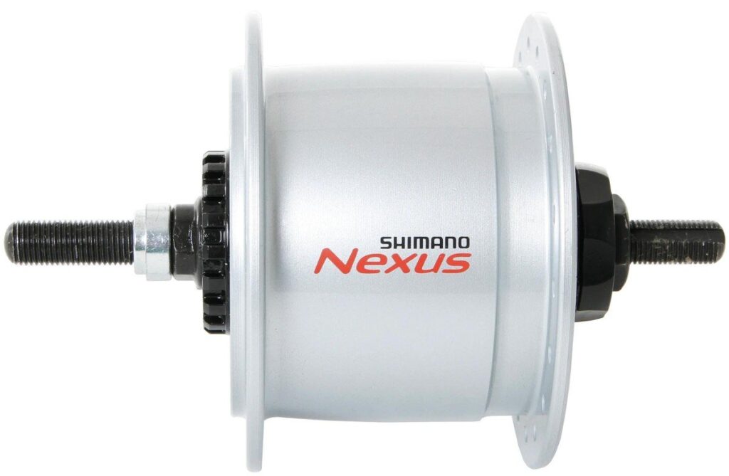 Shimano dynamonaaf 6v 3w DH-C6000 RB zilver