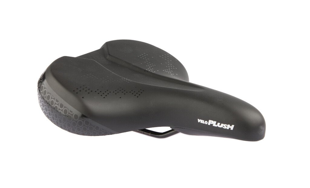 Velo zadel E-bike Comfort met handgreep-Zwart