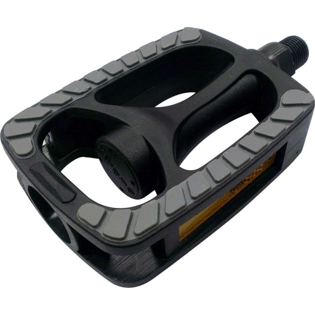 Union pedalen 813 anti-slip zwart grijze inleg op