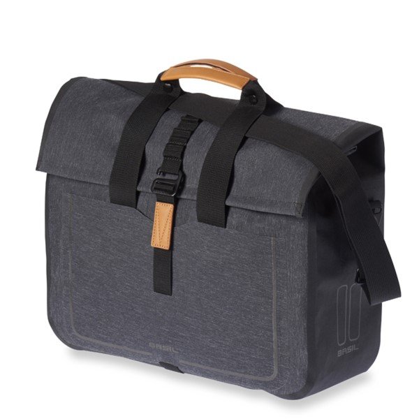 Basil fietstas enkel Business Urban dry charcoal 2