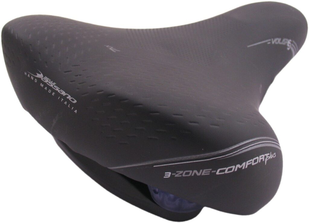 Selle Bassano zadel Volare XXL BigCity-Zwart