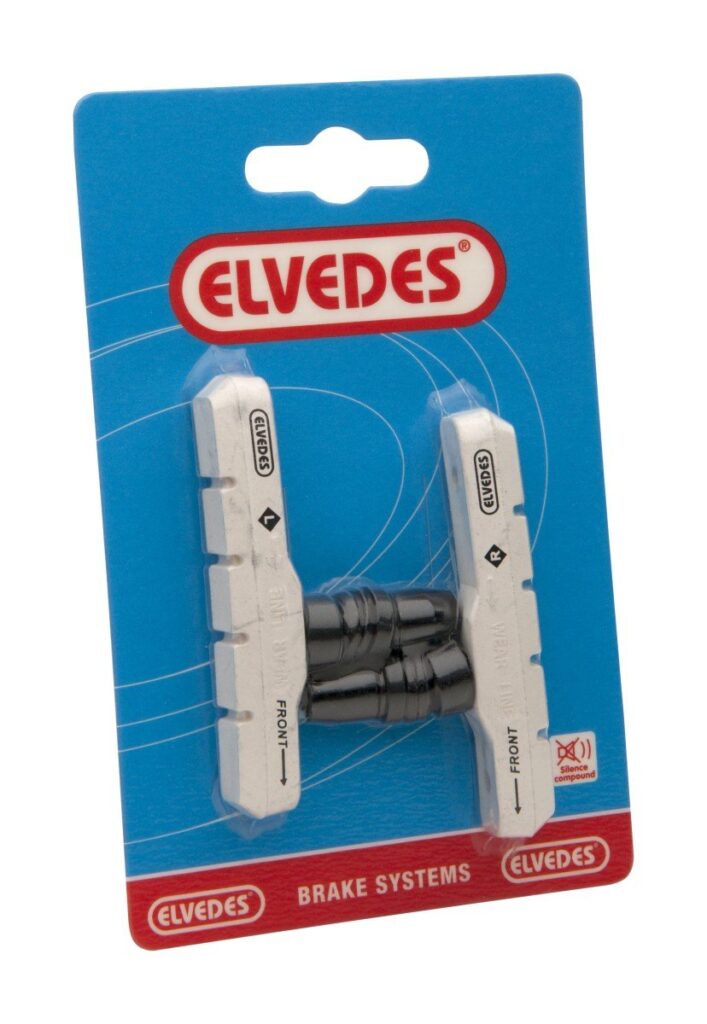 Elvedes remblok V-brake m/inbus 72mm white compoun