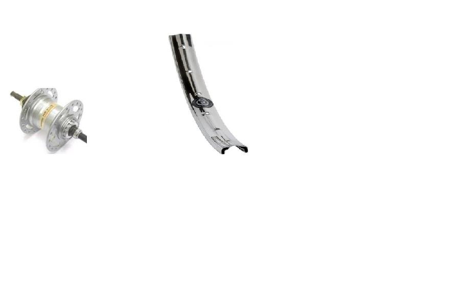 Falkx Z Voorwiel Nexus 28 alu velg zwart