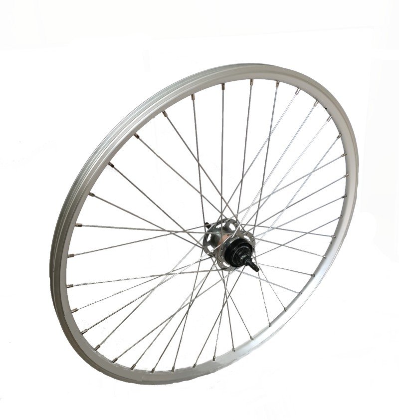 Falkx Z Achterwiel N3 Roll Alu zilver Hoog vv
