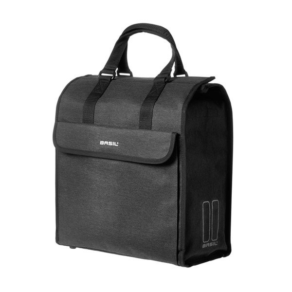 Basil shoppertas Mira zwart 18L