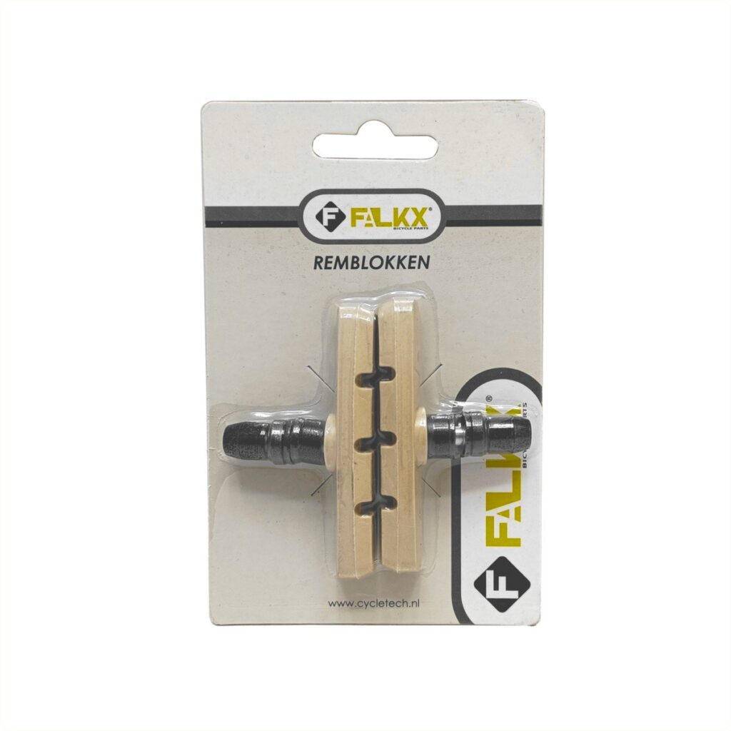 Falkx remblokken v-brake wit per paar