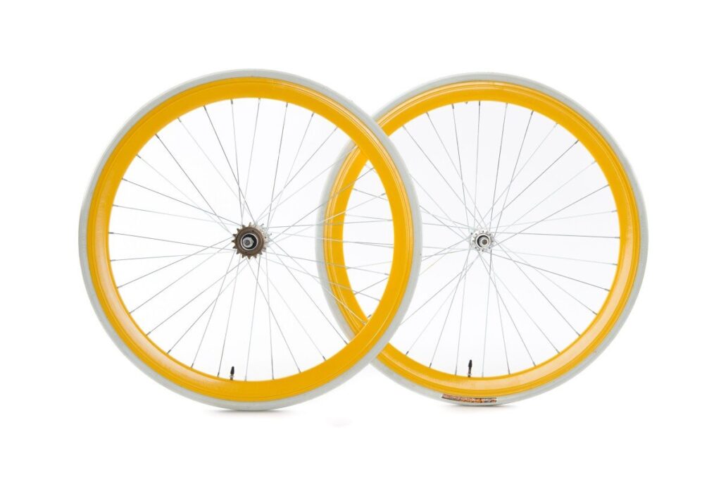JL6A Wiel set fixed geel
