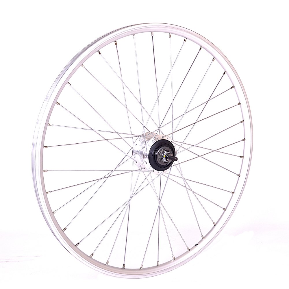 Z Achterwiel N7 Roll Alu Zilver hoog vv
