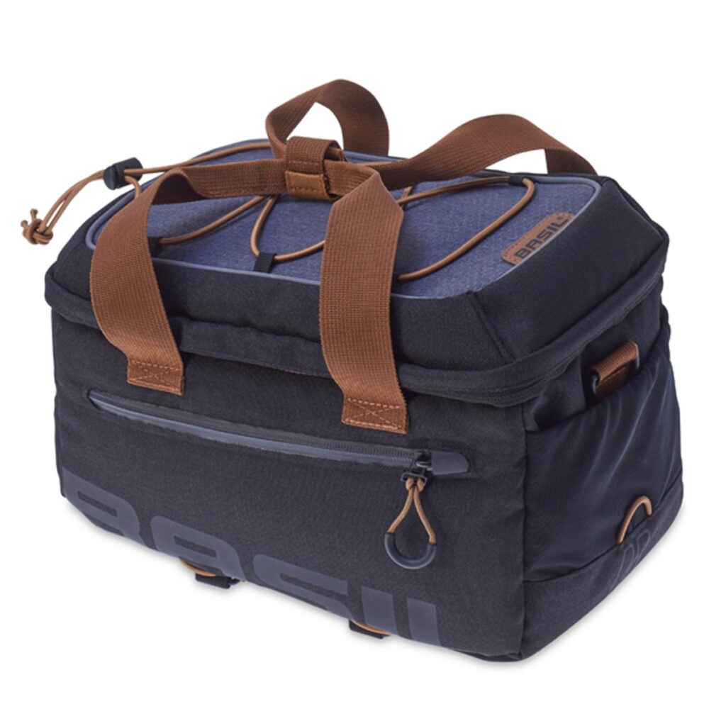 Basil dragertas Miles trunkbag zwart/grijs 7L