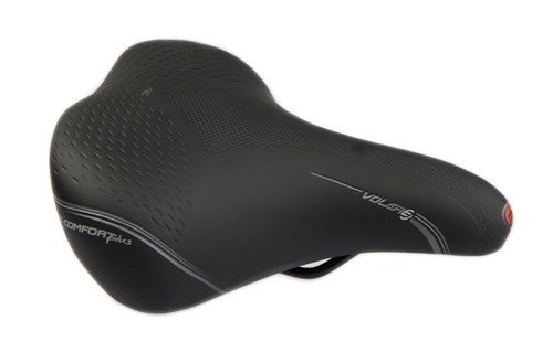 Selle Bassano zadel Volare XXL BigCity-Zwart