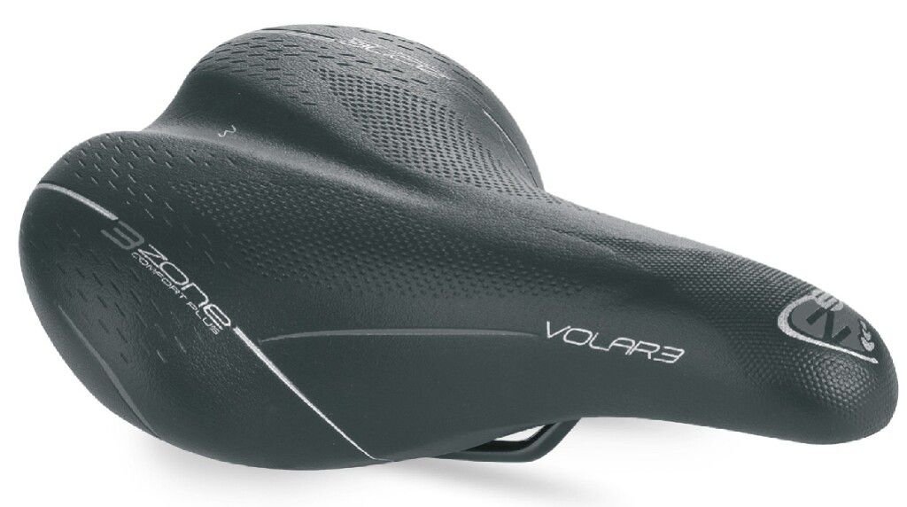 Selle Bassano zadel Volare M heren-Zwart