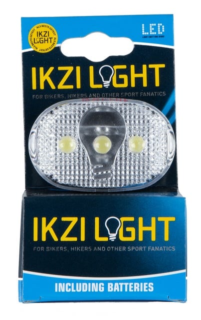 Ikzi Light koplamp ovaal 3 led batterij stuurbocht